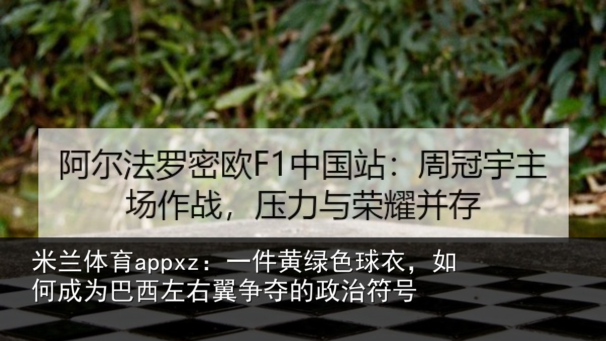 米兰体育appxz:一件黄绿色球衣,如何成为巴西左右翼争夺的政治符号
