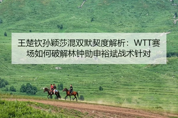 王楚钦孙颖莎混双默契度解析：WTT赛场如何破解林钟勋申裕斌战术针对