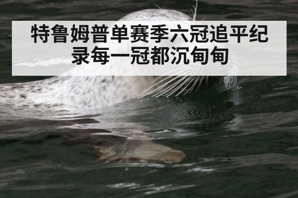 特鲁姆普单赛季六冠追平纪录每一冠都沉甸甸